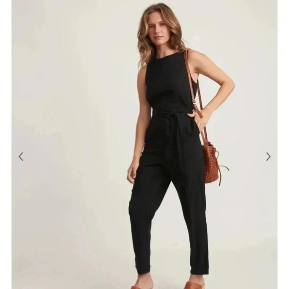 Marine Layer Eloise Belted Jumpsuit - Picture 2 of 9